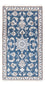 Alfombra persa - Nain - 136 x 70 cm - azul