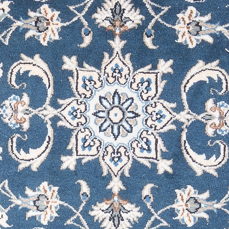 Alfombra persa - Nain - 136 x 70 cm - azul