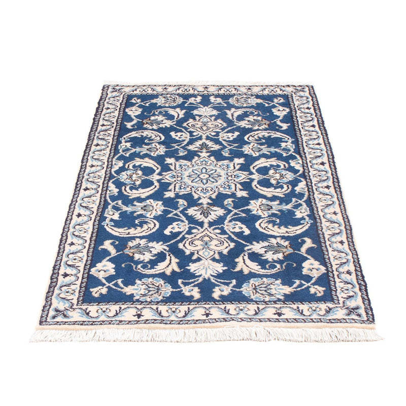 Alfombra persa - Nain - 134 x 69 cm - azul