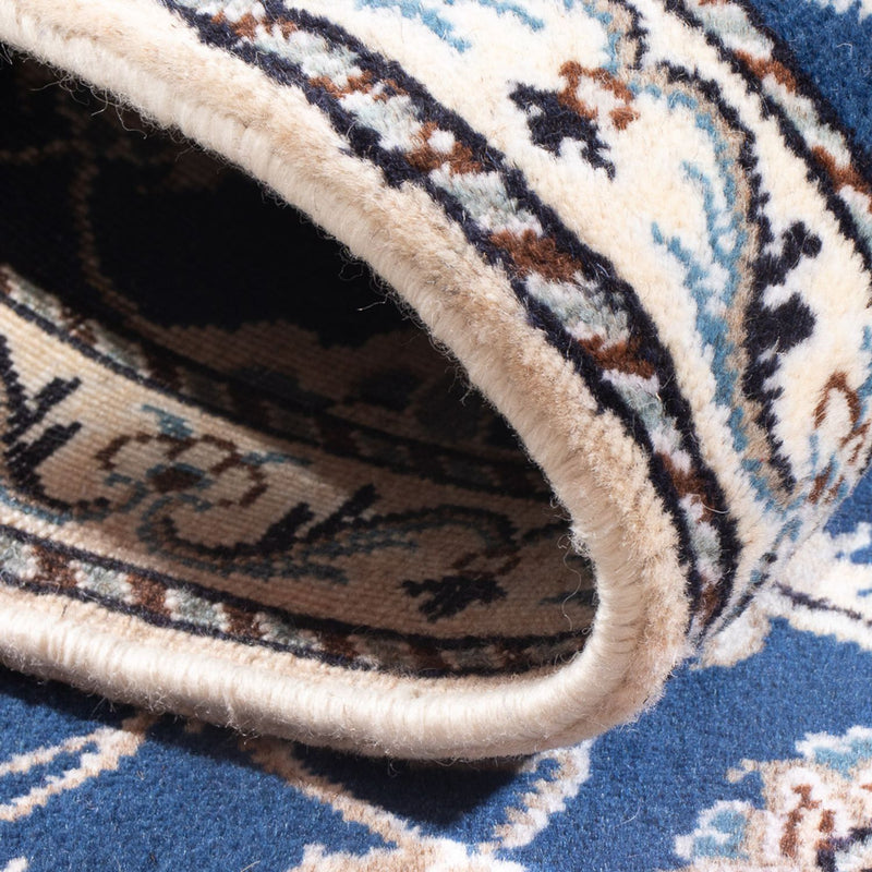 Alfombra persa - Nain - 140 x 70 cm - azul