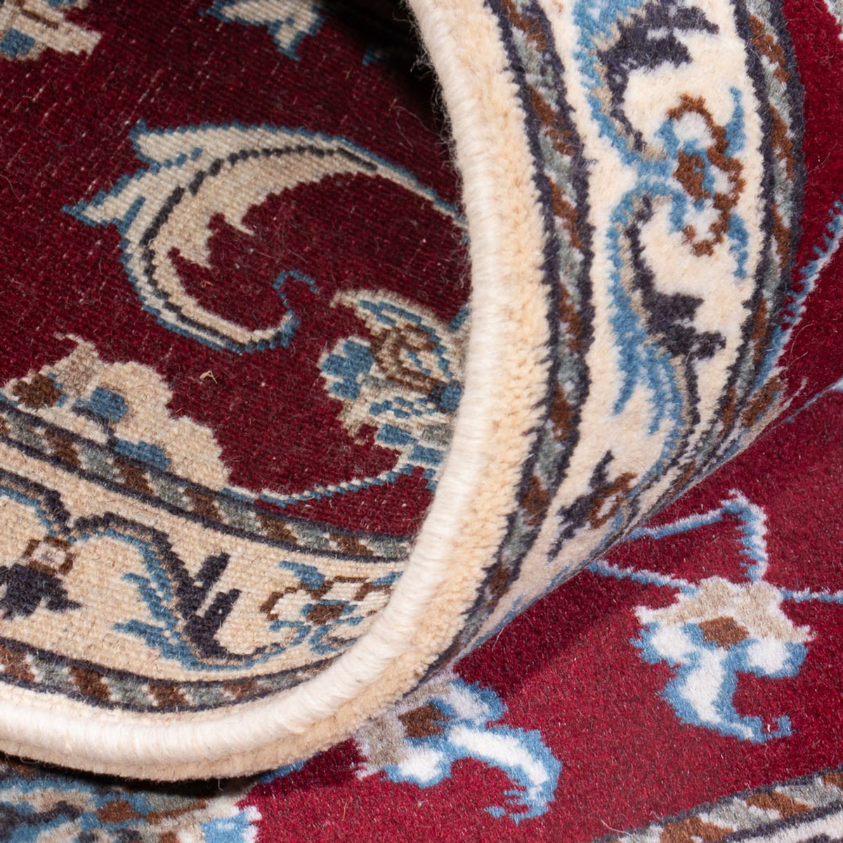 Alfombra persa - Nain - 134 x 69 cm - rojo