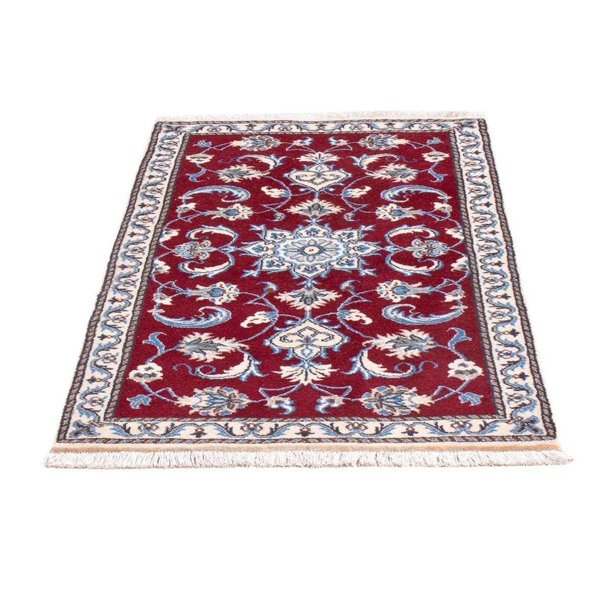 Alfombra persa - Nain - 134 x 69 cm - rojo