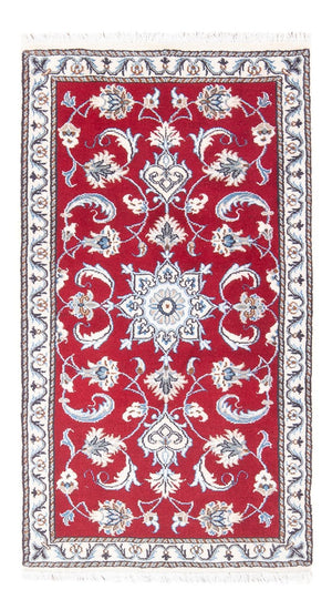 Alfombra persa - Nain - 134 x 70 cm - rojo