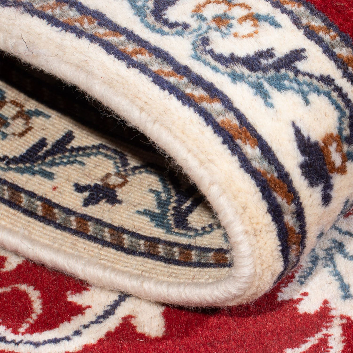 Alfombra persa - Nain - 137 x 67 cm - rojo