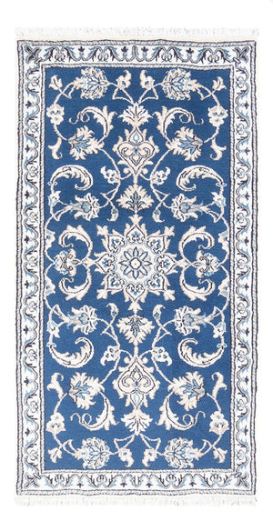 Alfombra persa - Nain - 141 x 72 cm - azul