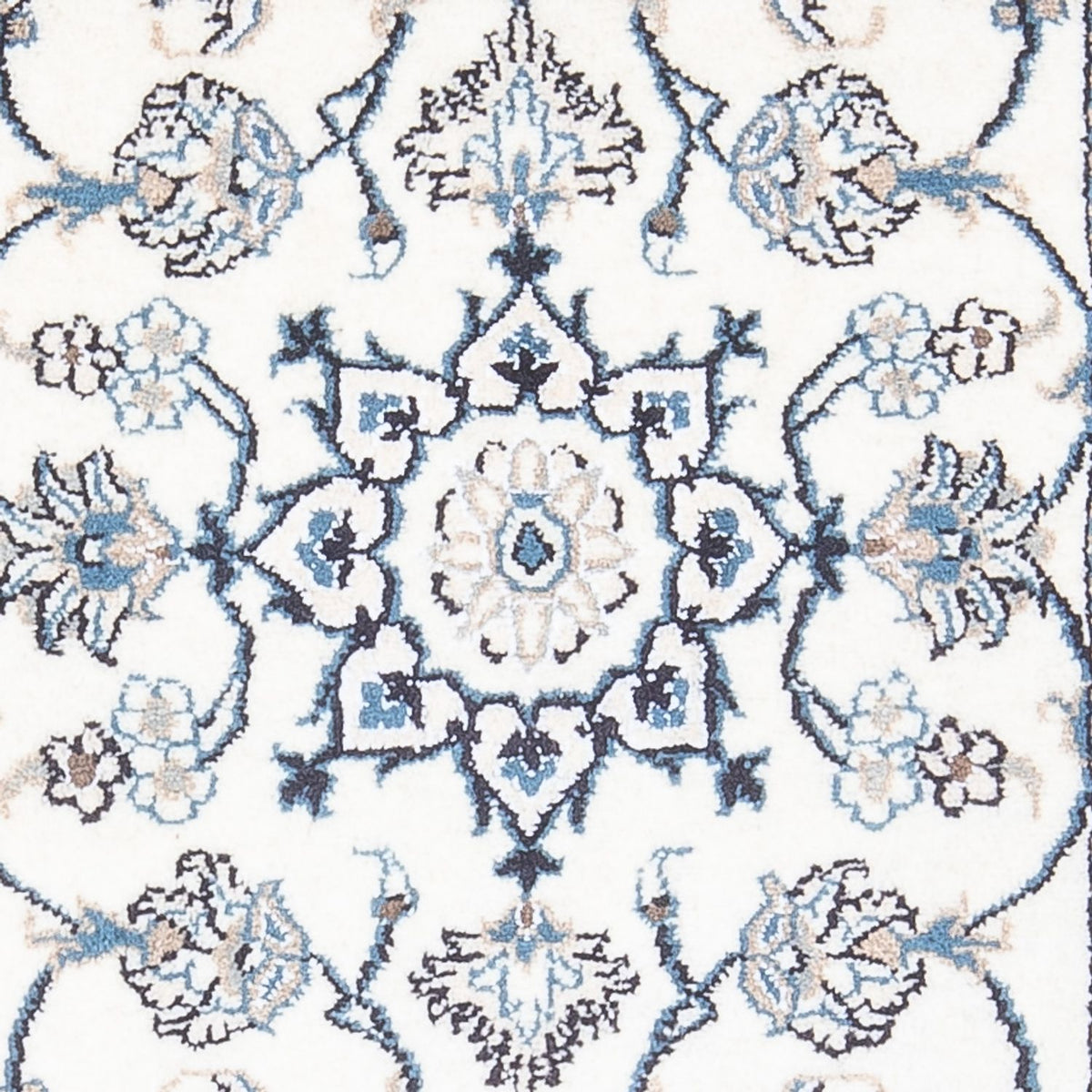 Alfombra persa - Nain - 141 x 67 cm - crema