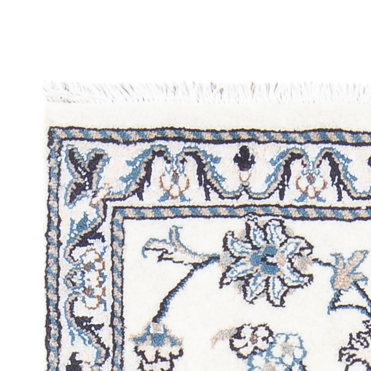 Alfombra persa - Nain - 141 x 67 cm - crema