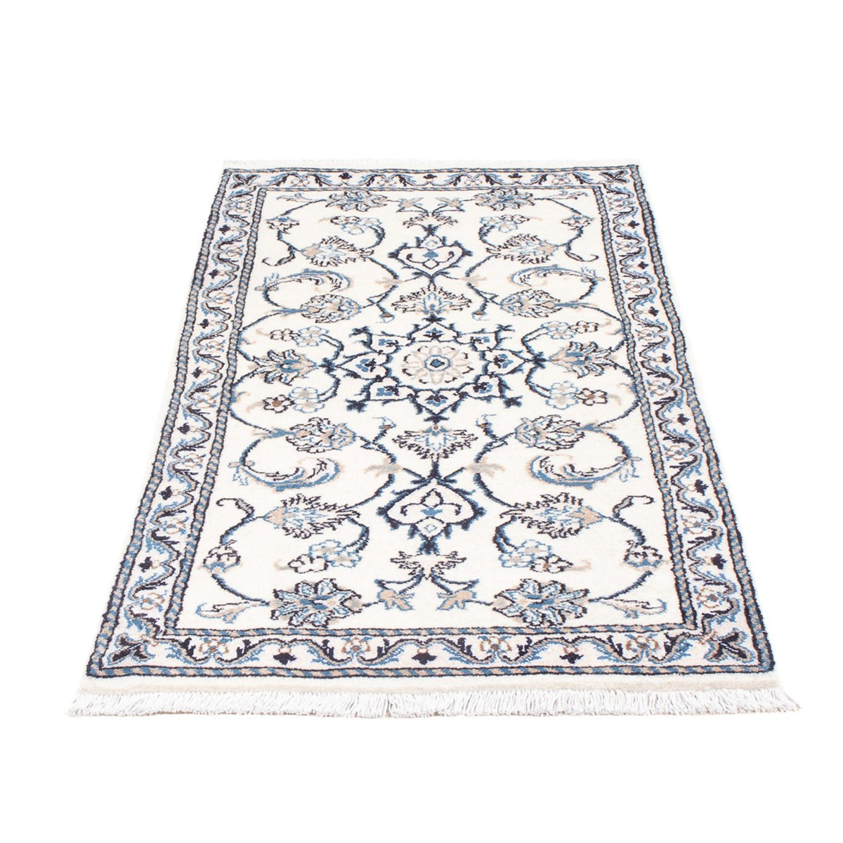 Alfombra persa - Nain - 141 x 67 cm - crema