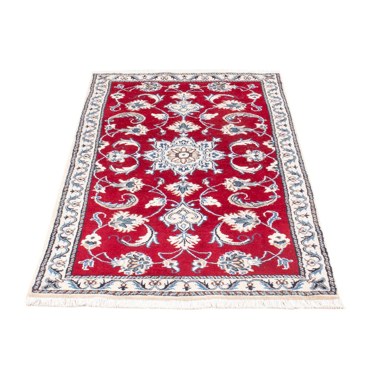 Alfombra persa - Nain - 140 x 70 cm - rojo