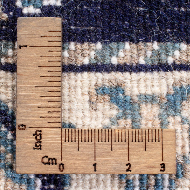 Alfombra persa - Nain - 141 x 70 cm - azul oscuro