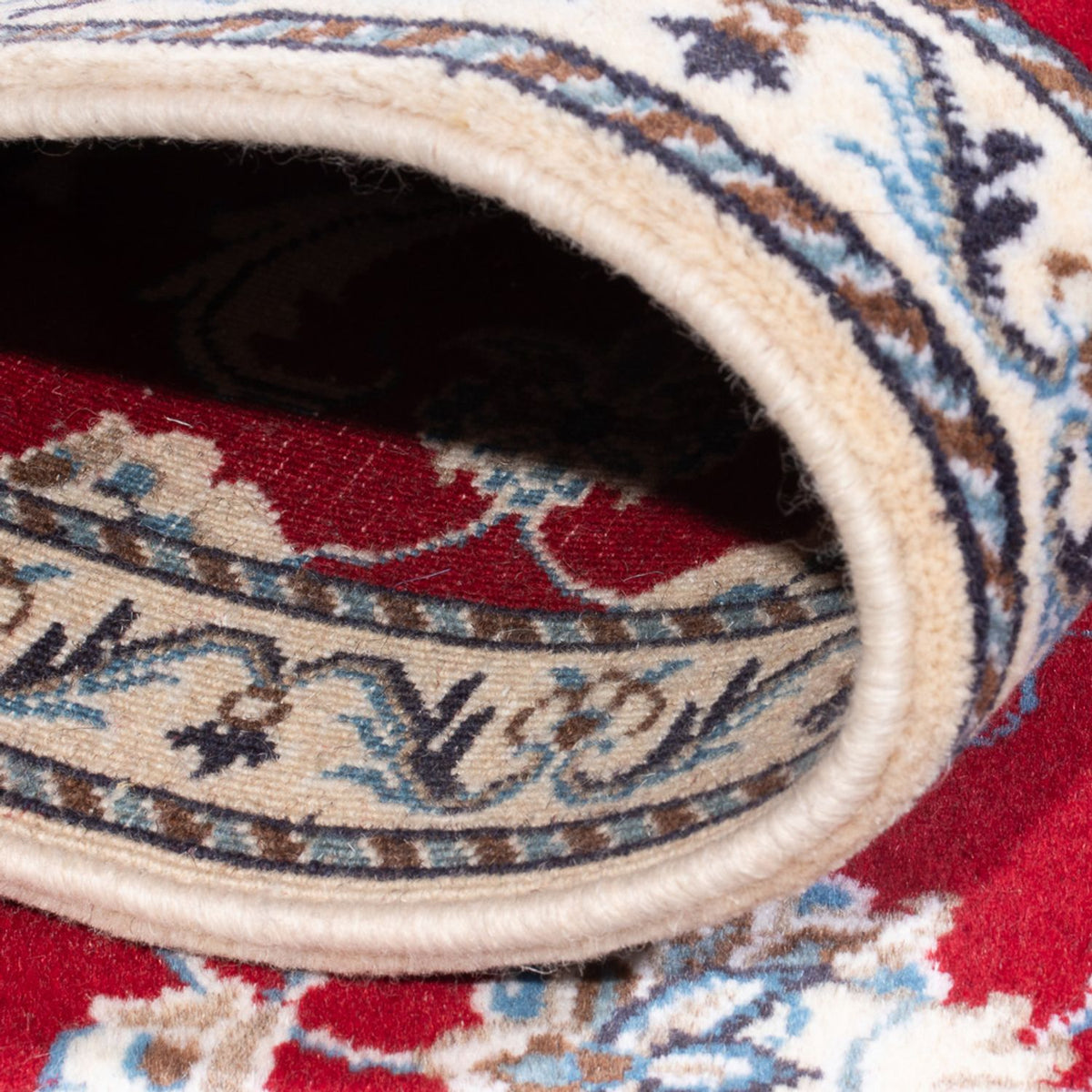 Alfombra persa - Nain - 137 x 71 cm - rojo