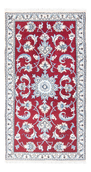 Alfombra persa - Nain - 141 x 72 cm - rojo