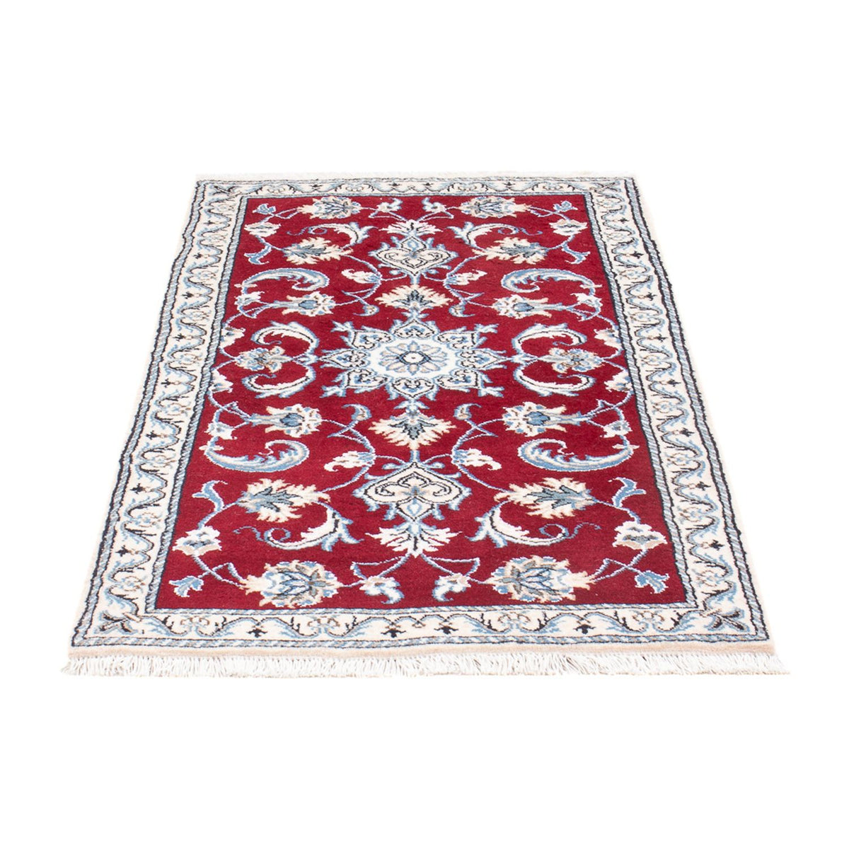 Alfombra persa - Nain - 141 x 72 cm - rojo