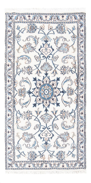 Alfombra persa - Nain - 143 x 69 cm - crema