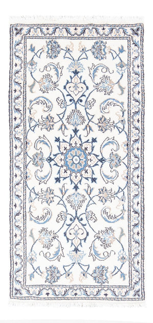 Alfombra persa - Nain - 146 x 67 cm - crema
