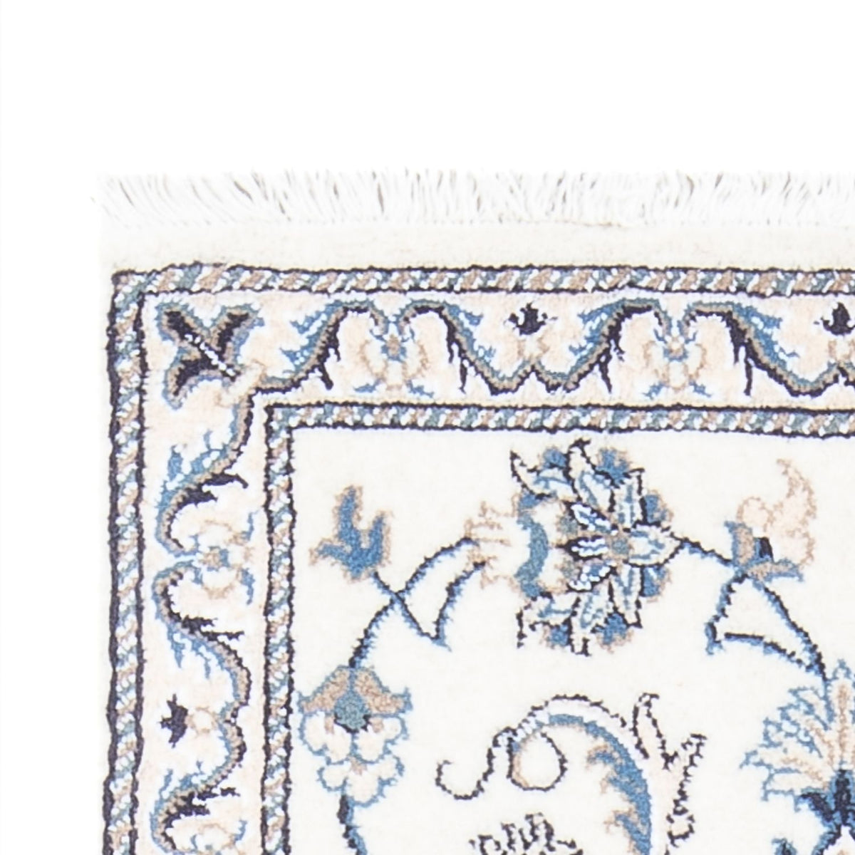 Alfombra persa - Nain - 146 x 67 cm - crema