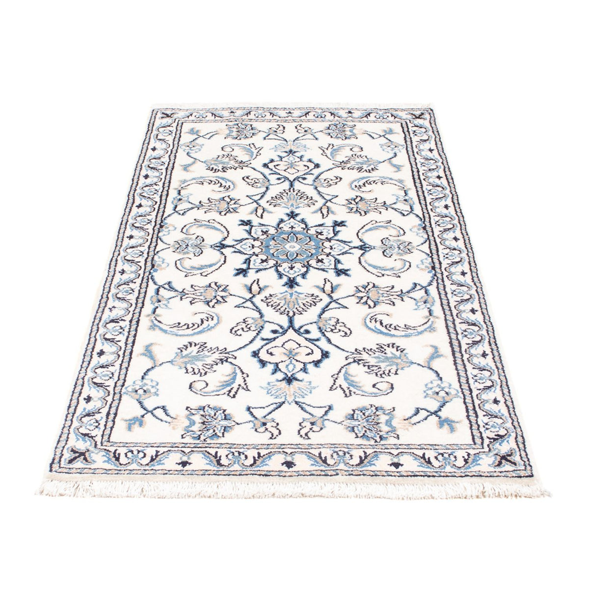 Alfombra persa - Nain - 140 x 68 cm - crema