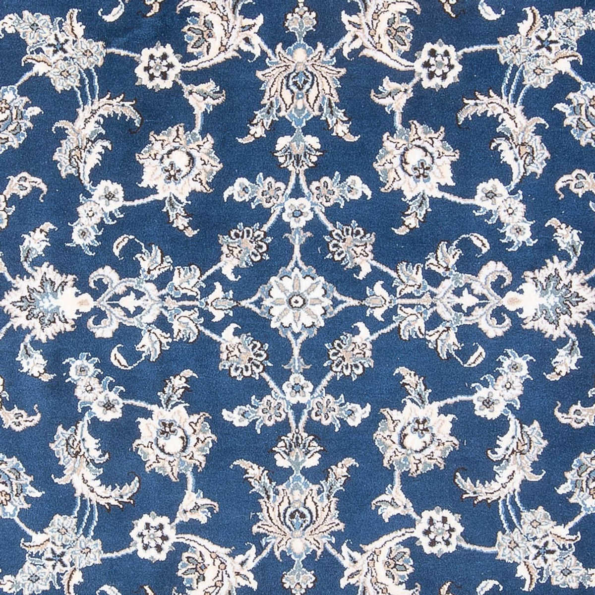 Alfombra persa - Nain - 293 x 194 cm - azul oscuro