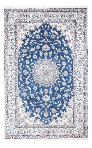 Alfombra persa - Nain - 302 x 196 cm - azul