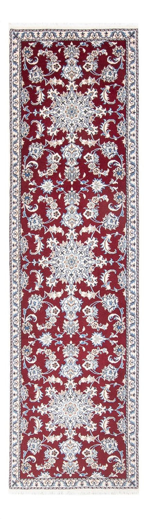 Alfombra de pasillo Alfombra persa - Nain - 293 x 81 cm - rojo