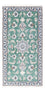 Alfombra persa - Nain - 138 x 66 cm - verde
