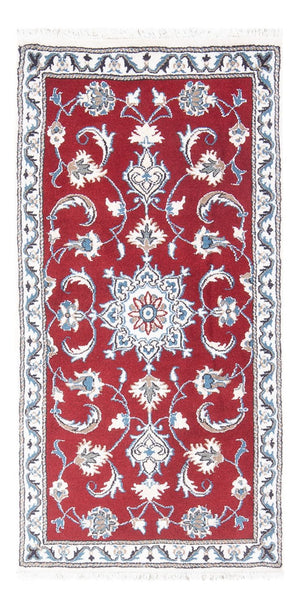 Alfombra persa - Nain - 137 x 67 cm - rojo