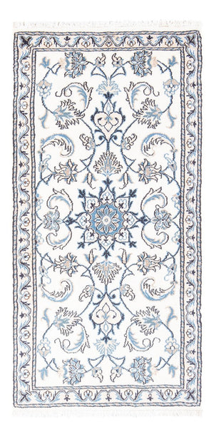 Alfombra persa - Nain - 138 x 68 cm - crema