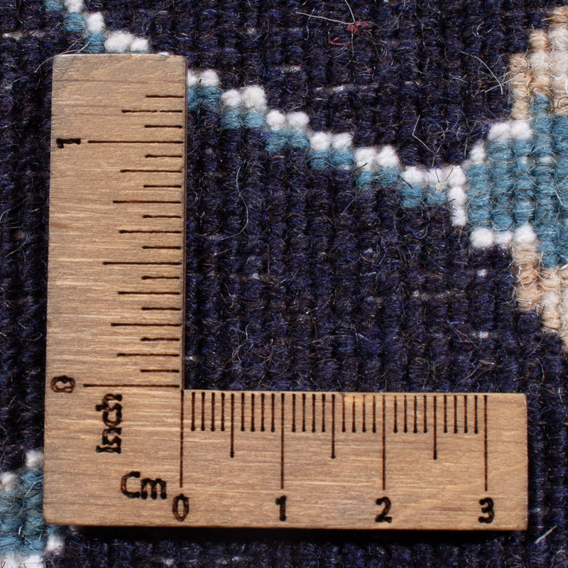 Alfombra persa - Nain - 135 x 92 cm - azul oscuro