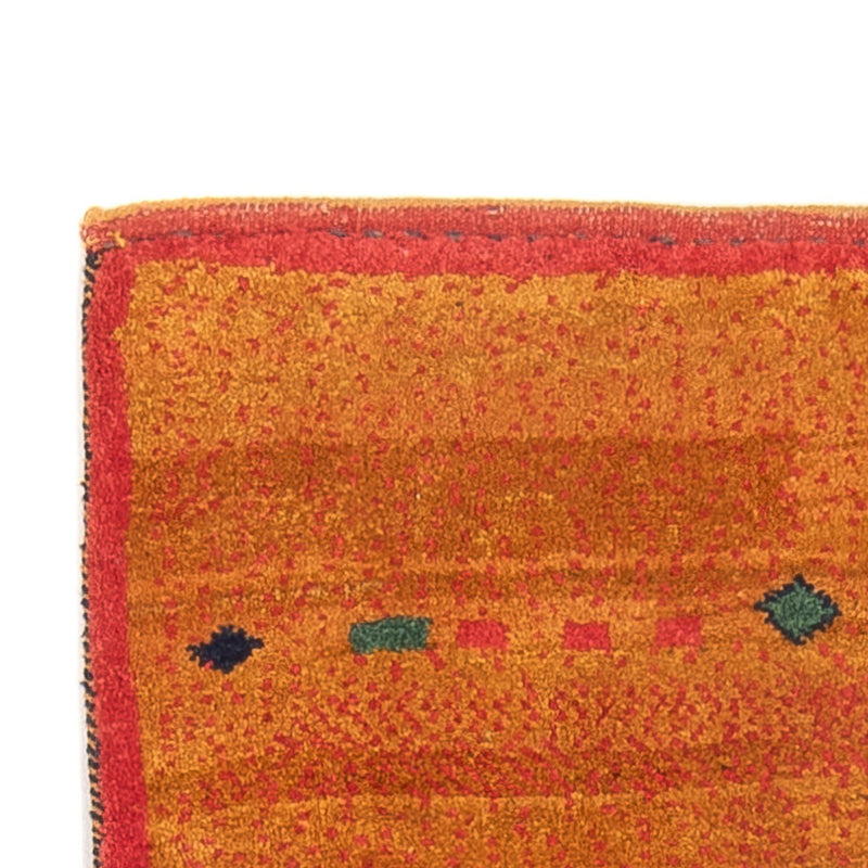 Alfombra de pasillo Alfombra Gabbeh - Persa - 258 x 85 cm - naranja