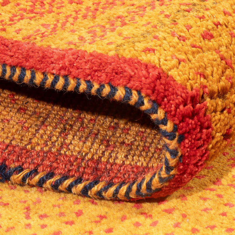 Alfombra de pasillo Alfombra Gabbeh - Persa - 258 x 85 cm - naranja