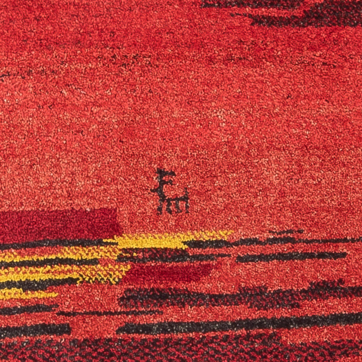 Alfombra de pasillo Alfombra Gabbeh - Persa - 200 x 83 cm - multicolor