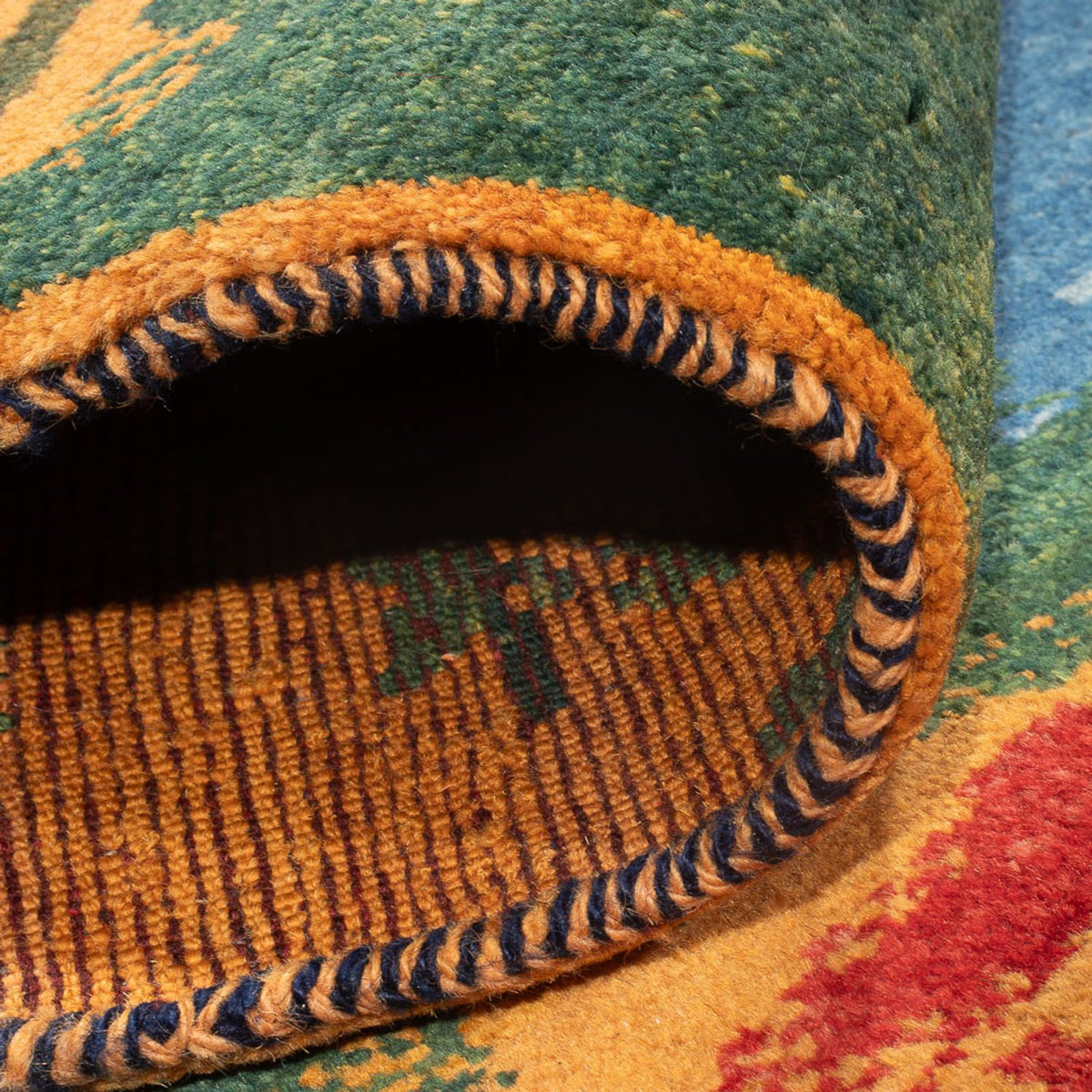 Alfombra de pasillo Alfombra Gabbeh - Persa - 242 x 78 cm - multicolor