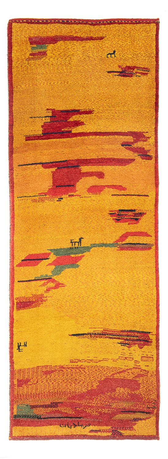 Alfombra de pasillo Alfombra Gabbeh - Persa - 235 x 85 cm - multicolor