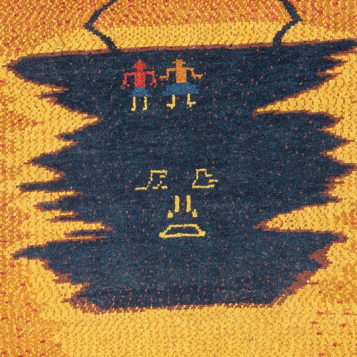 Alfombra de pasillo Alfombra Gabbeh - Persa - 293 x 87 cm - multicolor