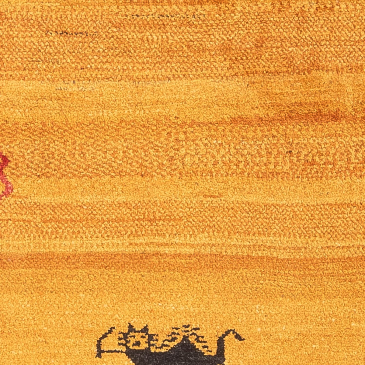 Alfombra de pasillo Alfombra Gabbeh - Persa - 236 x 85 cm - naranja