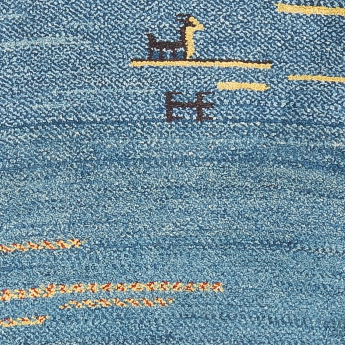 Alfombra de pasillo Alfombra Gabbeh - Persa - 193 x 90 cm - multicolor