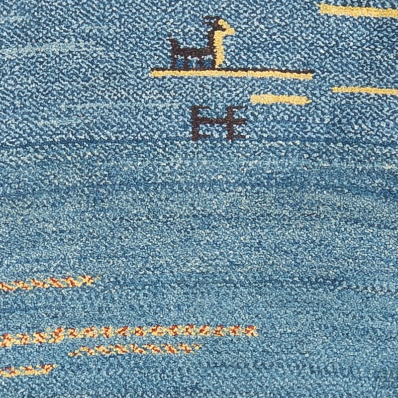 Alfombra de pasillo Alfombra Gabbeh - Persa - 193 x 90 cm - multicolor