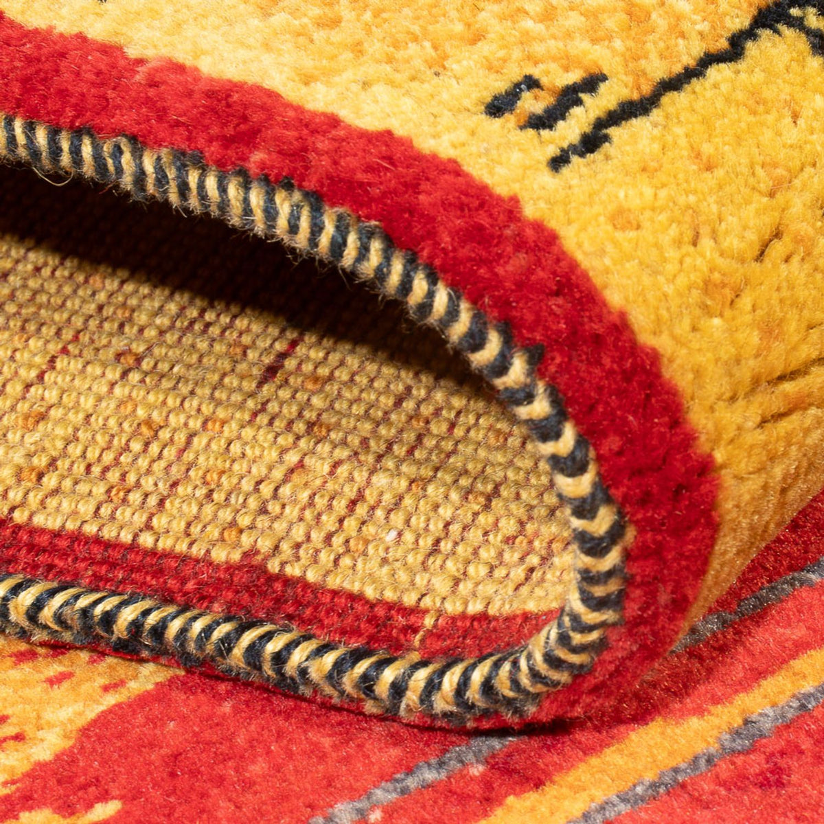 Alfombra de pasillo Alfombra Gabbeh - Persa - 288 x 84 cm - multicolor