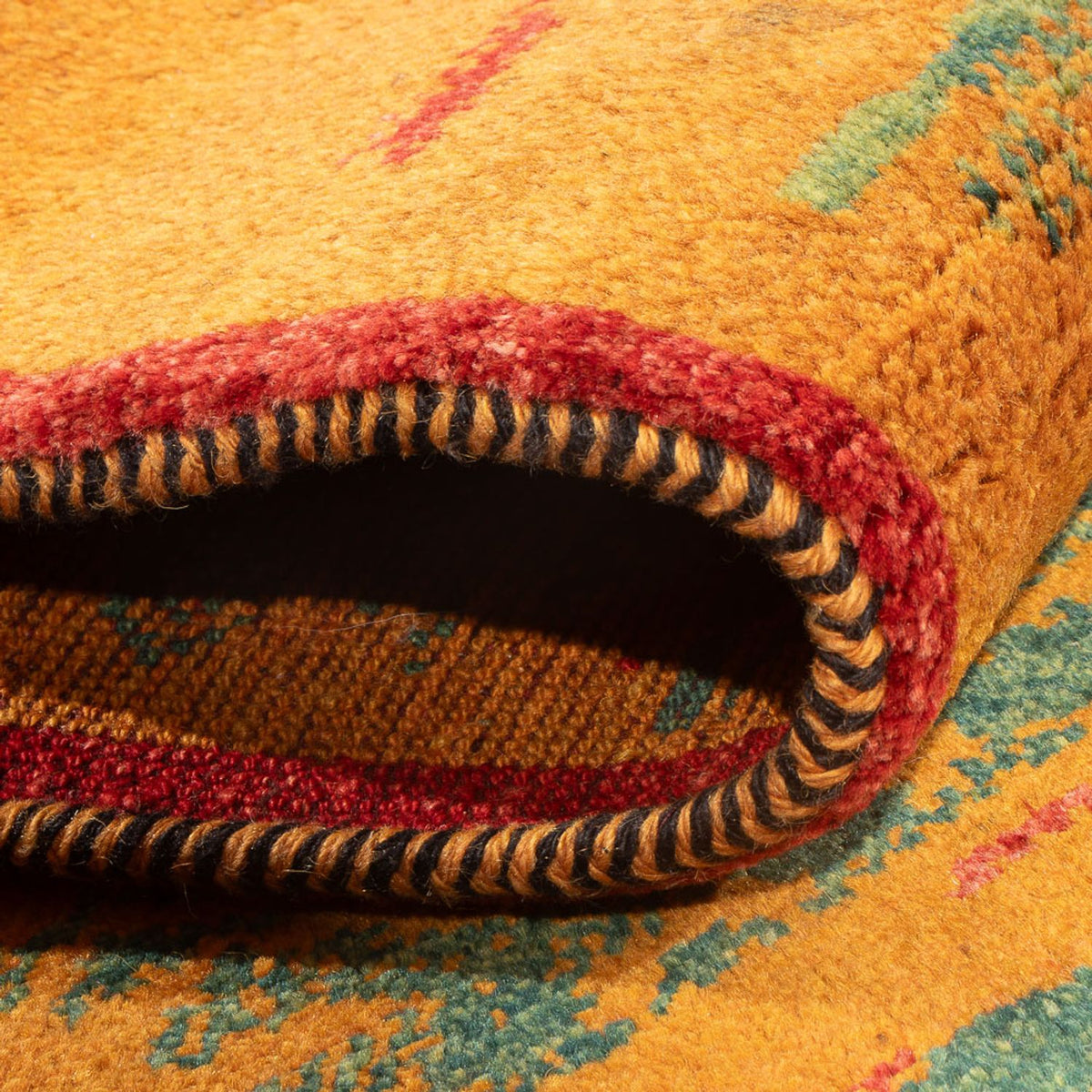 Alfombra de pasillo Alfombra Gabbeh - Persa - 190 x 68 cm - multicolor