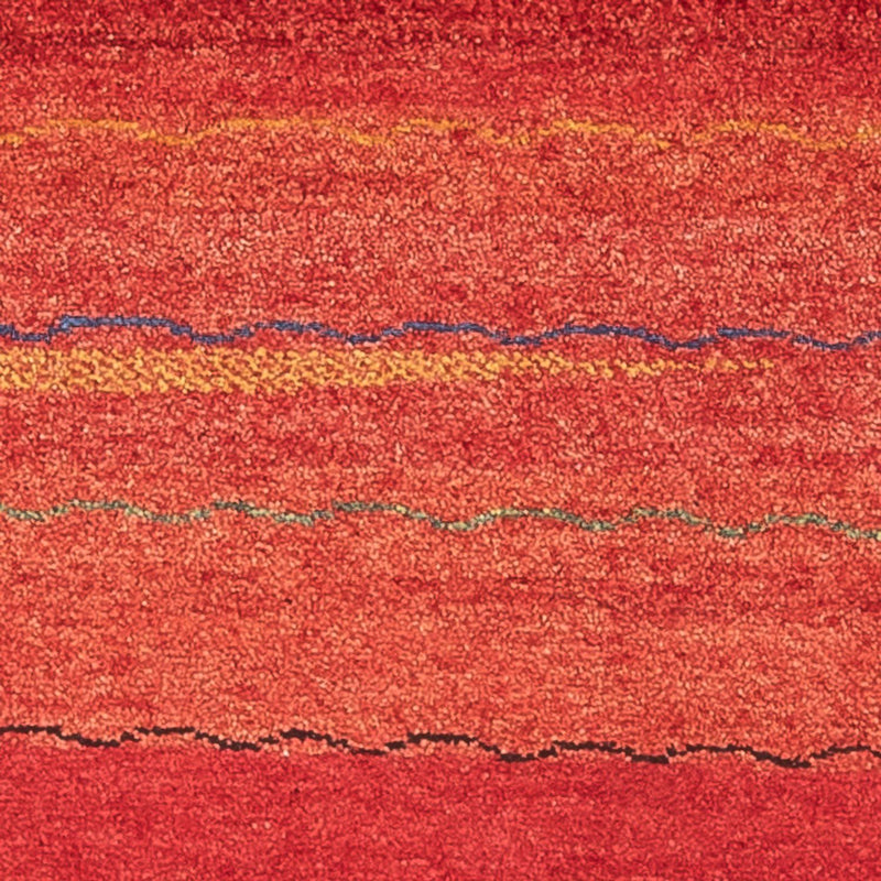 Alfombra de pasillo Alfombra Gabbeh - Persa - 187 x 87 cm - rojo