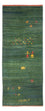 Alfombra de pasillo Alfombra Gabbeh - Persa - 202 x 78 cm - verde