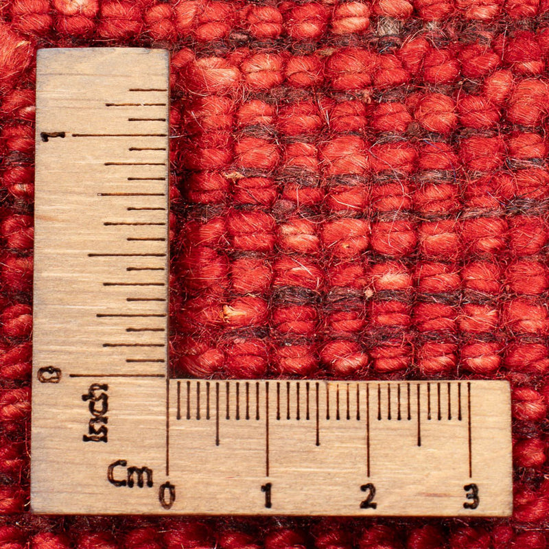 Alfombra de pasillo Alfombra Gabbeh - Persa - 225 x 83 cm - rojo claro