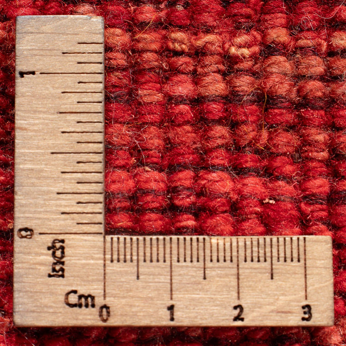 Alfombra de pasillo Alfombra Gabbeh - Persa - 227 x 85 cm - rojo