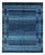 Alfombra Gabbeh - Loribaft Persa - 225 x 186 cm - azul marino