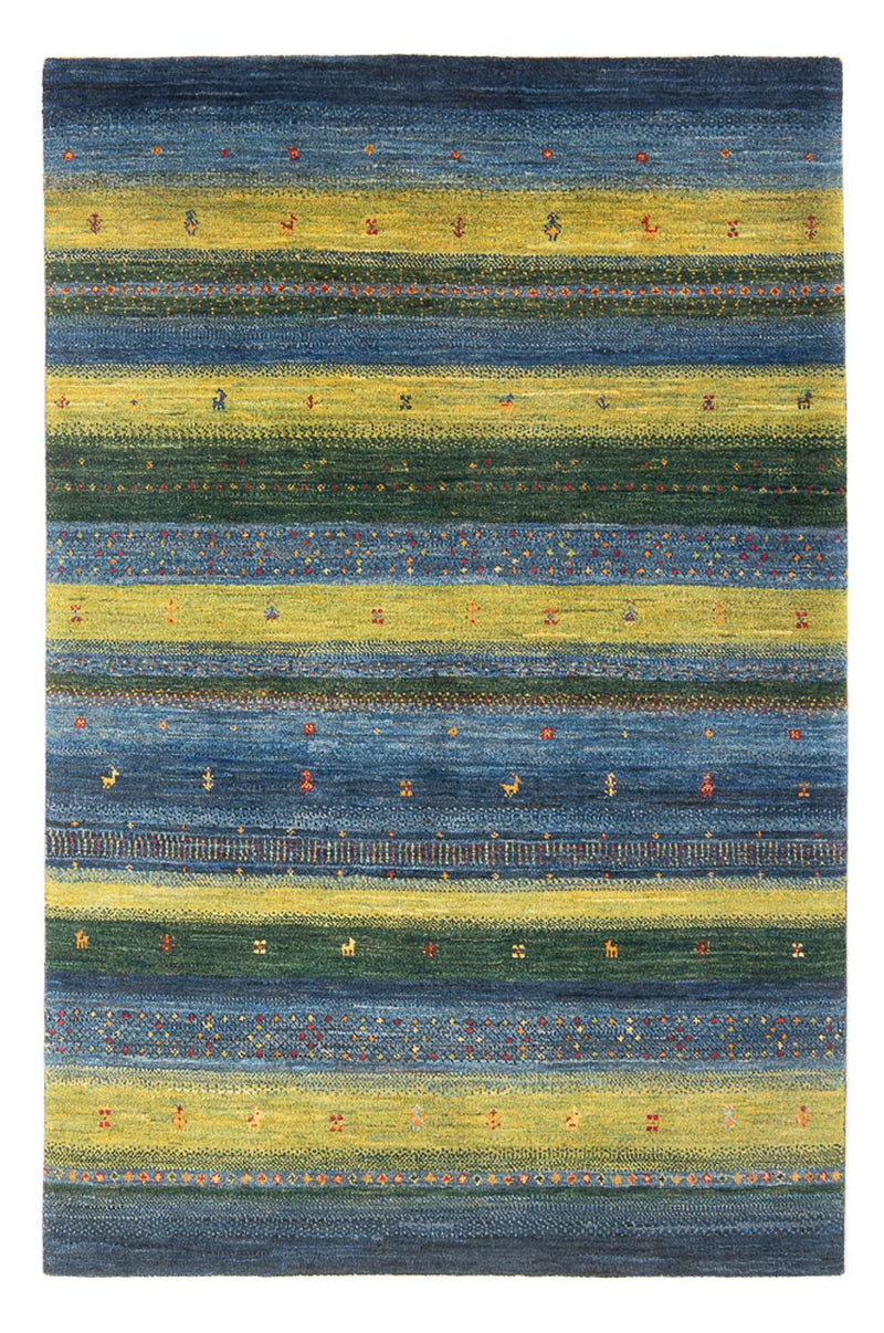 Alfombra Gabbeh - Loribaft Persa - 197 x 130 cm - multicolor