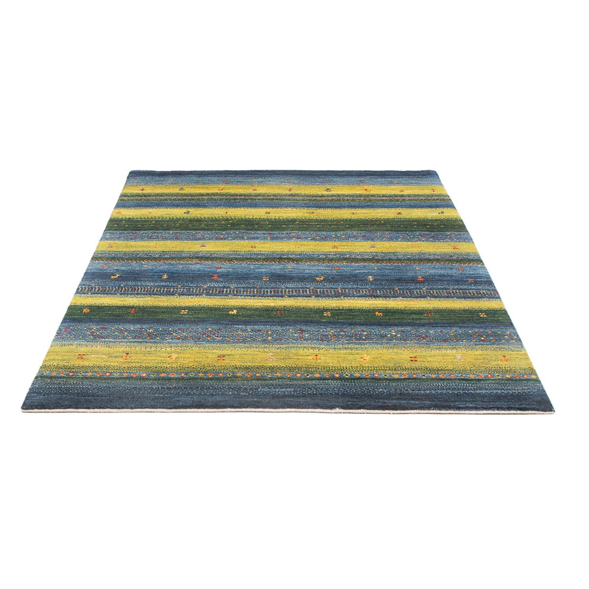Alfombra Gabbeh - Loribaft Persa - 197 x 130 cm - multicolor