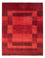 Alfombra Gabbeh - Loribaft Persa - 204 x 155 cm - rojo