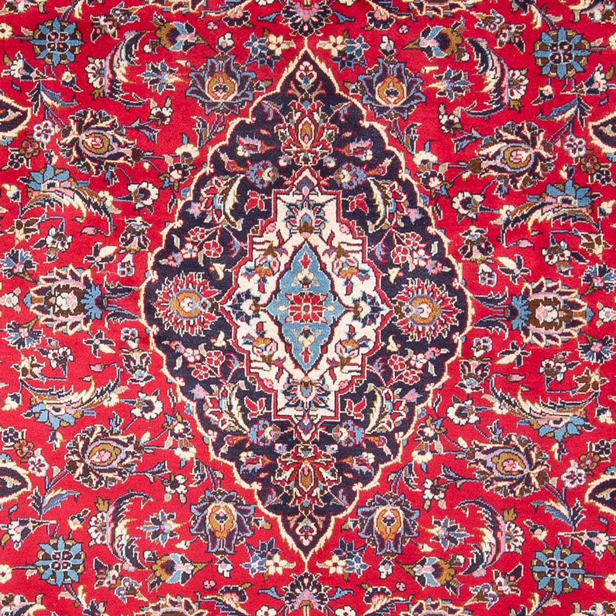 Alfombra persa - Keshan - 290 x 194 cm - rojo