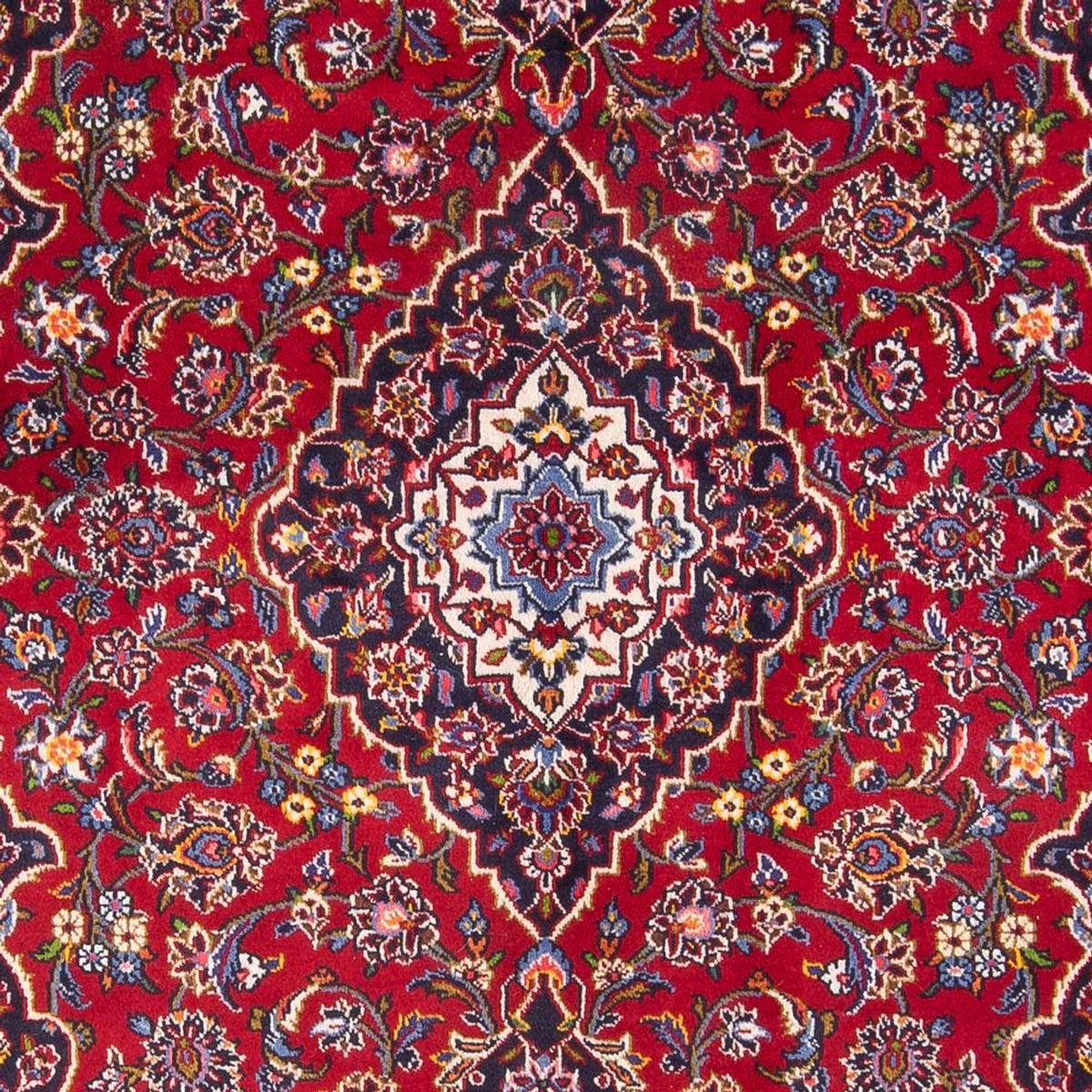 Alfombra persa - Keshan - 300 x 200 cm - rojo