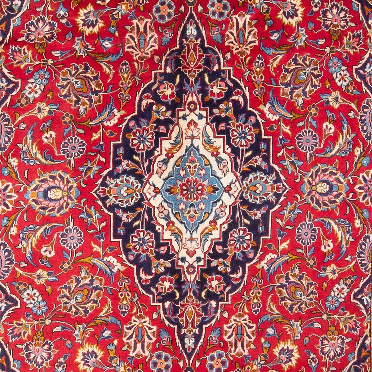 Alfombra persa - Keshan - 300 x 200 cm - rojo